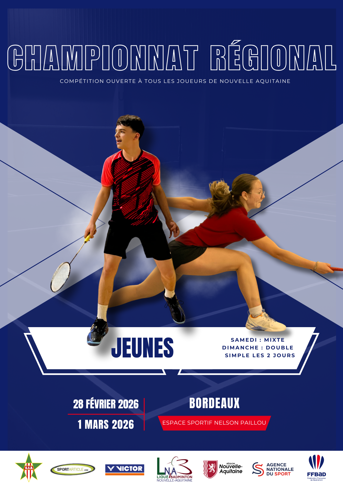 Championnat Régional NAQU - Jeunes 2026 - Ecobad